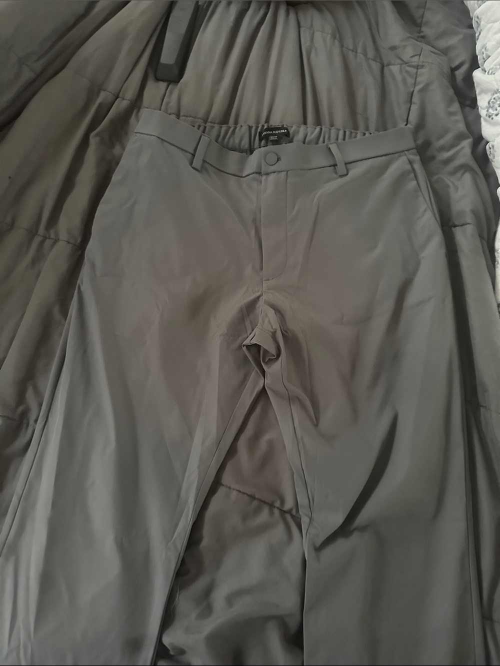 Banana Republic Men’s Gray Performance Chinos
